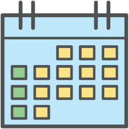 Paper Plan Calendar Icon