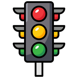 Traffic Light Traffic Lamp Semaphore Icône