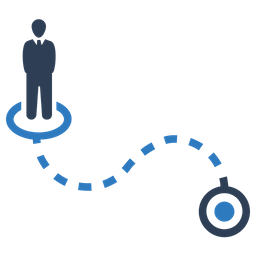 Richtung Route  Symbol