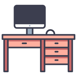 Computer Table  Icon