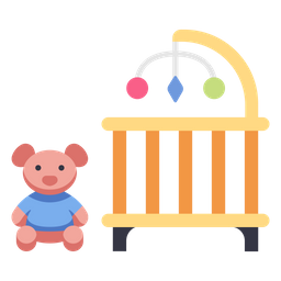 Baby Bed Crib  Icon