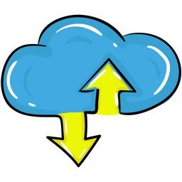 Cloud Sharing Data  Icon