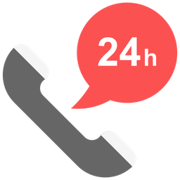 24 Hours Service  Icon