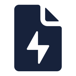 Electric File  Icon