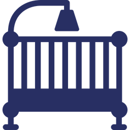 Babybett  Symbol