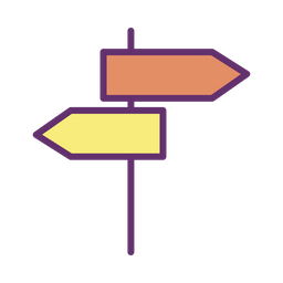 Richtungstafel  Symbol