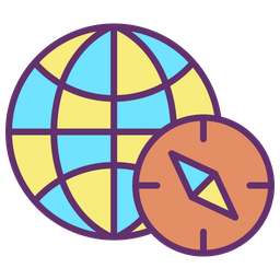 Earth Map  Icon