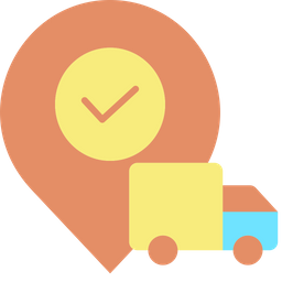 Delivery Truck Location  Icon