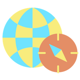 Earth Map  Icon