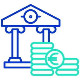 Bank And Money  Icon