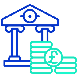 Bank And Money  Icon