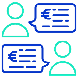 Geschäftschat  Symbol