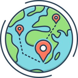 Global Location  Icon