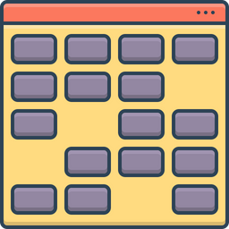 Card Sorting  Icon