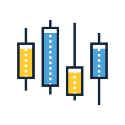 Candlestick Chart  Icon