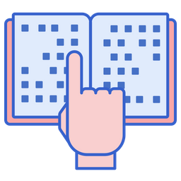 Braille Text  Icon