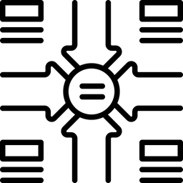 Gleichheits-Zusammenführungsdiagramm  Symbol