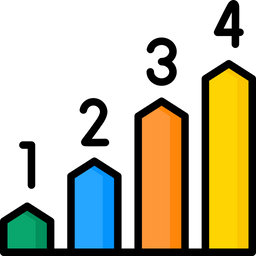 Gráfico de setas  Ícone