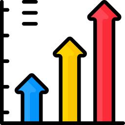 Gráfico de barras  Ícone