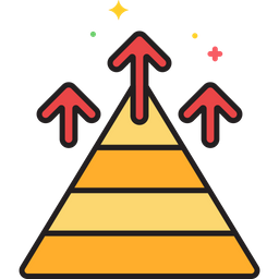 Infografik zu Erfolgen  Symbol