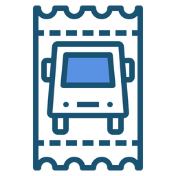 Bus Ticket  Icon