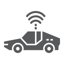 Autonomous Car  Icon