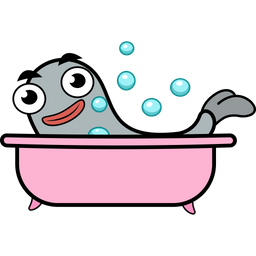 Fish Bathing  Icon