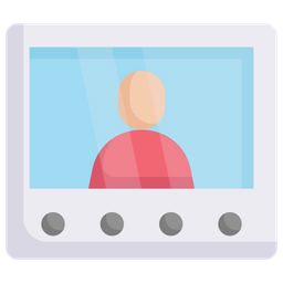 Intercom With Camera  Icon