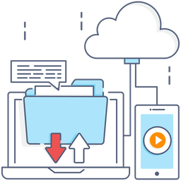 Cloud Data  Icon