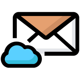 Correo en la nube  Icono