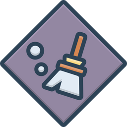 Cleaning Brush  Icon