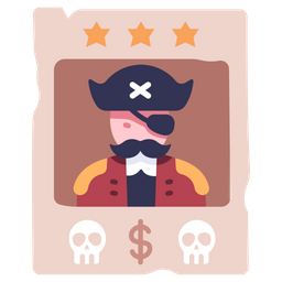 Criminal Pirate Poster  Icon