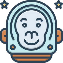 Monkey Of The Space  Icon