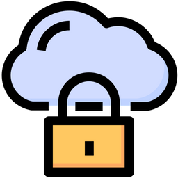 Cloud Security  Icon