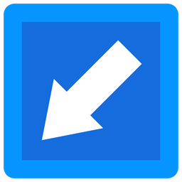 Down Left  Icon