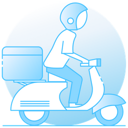 Bike Delivery  Icon