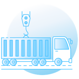 Container Loading  Icon