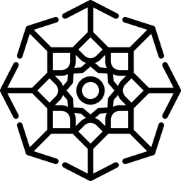 Dekorative Schneeflocken  Symbol