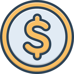 Dollar Coin  Icon