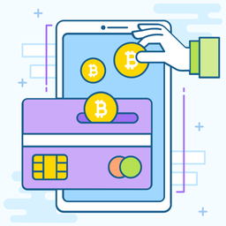 Bitcoin Card Payment  Icon