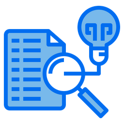 File Analysis Idea  Icon