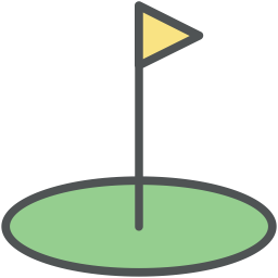 Golf Course Flag Icon