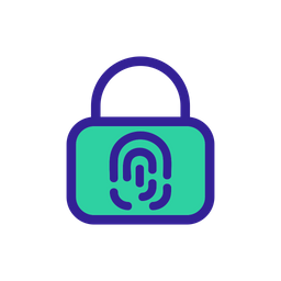 Biometric Lock  Icon