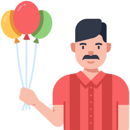 Balloon Seller  Icon