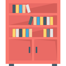 Bücherregal  Symbol