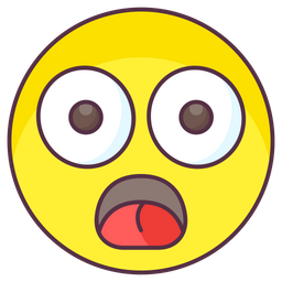 Angst-Emoji  Symbol