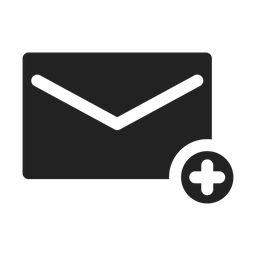 E-Mail hinzufügen  Symbol