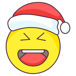 Weihnachtslachen-Emoji  Symbol