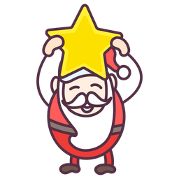 Happy Santa Claus  Icon