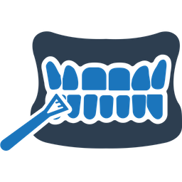 Fluoridbehandlung  Symbol